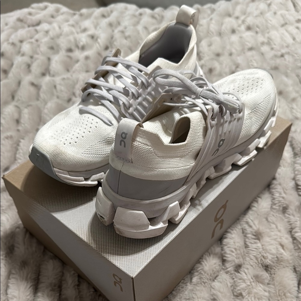 On Running White Athletic Shoes